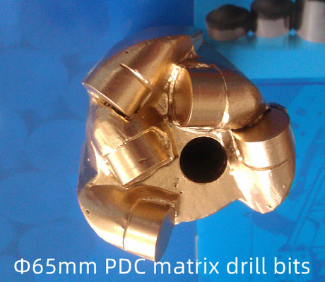 ISO9001証明書のマトリックス ボディPDC穴あけ工具Dia 65mmの炭鉱の使用