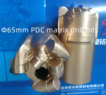 ISO9001証明書のマトリックス ボディPDC穴あけ工具Dia 65mmの炭鉱の使用