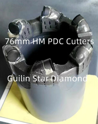地質調査のための76mm PDCの穿孔機ビットISO9001証明書