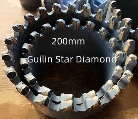 200mmの直径の芯を取る星のダイヤモンドの調査の穴あけ工具PDC